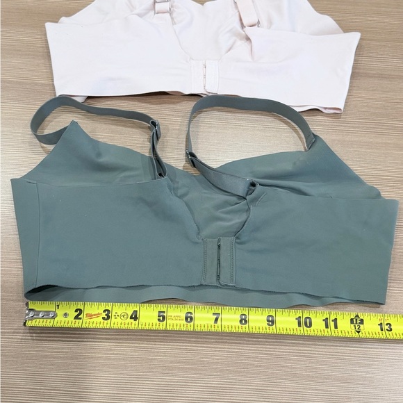 Aerie Real Free Seamless Wireless Bra Bundle Of 2 Size XL Green & Pink - Picture 5 of 8